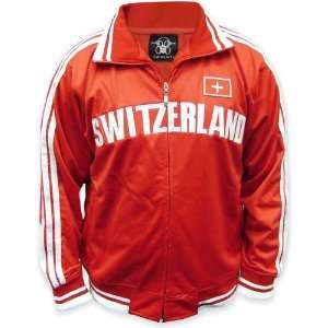   Switzerland Track Jacket, Suisse World Cup Soccer Track Jacket: Sports