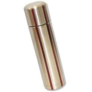  Stainless steel Silver and Red Vacuum Thermos Flask. High 