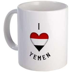 I HEART YEMEN Flag 11oz Ceramic Coffee Cup Mug Everything 