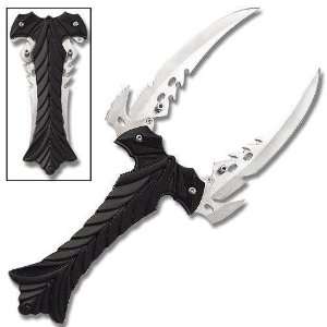  Scorpion Claw Fantasy Knife Two Blade: Sports & Outdoors