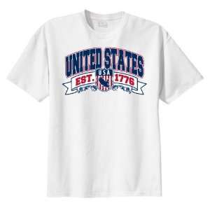  Encore Select A T1 Americana USA est. 1776 White T Shirt 