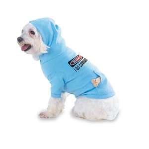 WARNING I GO COMMANDO! Hooded (Hoody) T Shirt with pocket for your Dog 