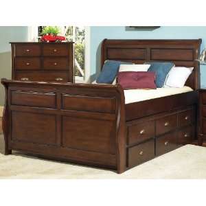  Pepper Creek Twin Sleigh Bed: Home & Kitchen