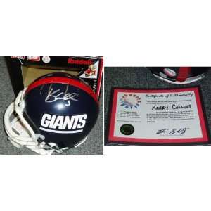 Kerry Collins Signed Throwback Giants Riddell Mini Helmet:  