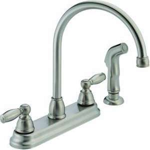   #P99575LF SS Stainless Steel 2Hand Lev Kit Faucet: Home Improvement