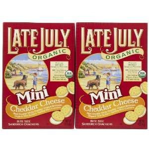 Late July Org Mini Cheddar Cheese Bite: Grocery & Gourmet Food
