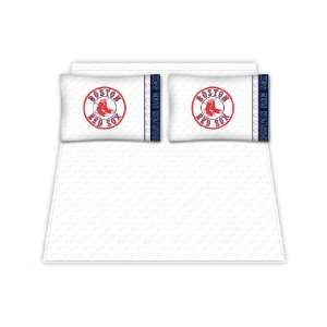   Sheet Set   Boston Red Sox MLB /Color White Size Twin