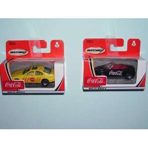  Matchbox Coca  Cola Cars (Yellow and Black)Sold As A Set 