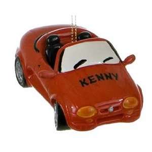  Personalized Red Race Car Christmas Ornament: Home 