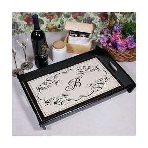  Personalized Monogram breakfast or drinks Serving Tray 