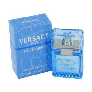    Versace Man by Versace Mini Eau Fraiche .17 oz For Men: Beauty