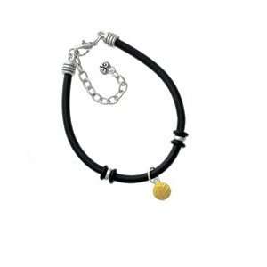  Mini Water Polo Ball Black Charm Bracelet [Jewelry 