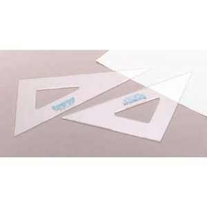  STD9640860   Triangle, 8, 30/60 Degree, Clear Office 