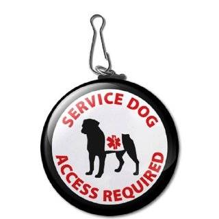 Creative Clam Black Service Dog Access Required Medical Alert Symbol 2 