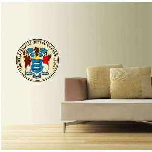  New Jersey State Seal Wall Decor Sticker 22X22 