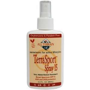   Terrain Company   TerraSport Performance Sunscreen Spray SPF 15   3 oz