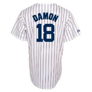  Johnny Damon New York Yankees Youth Replica Home Jersey 