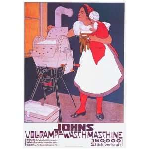  Johns Wash Machine   Poster by A. Karpellus (18x24)