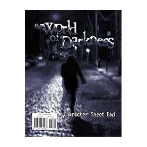  World of Darkness Character Sheet Pad Toys & Games