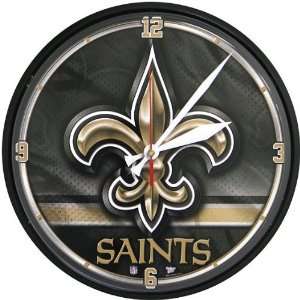 New Orleans Saints   Logo Clock NFL Pro Football