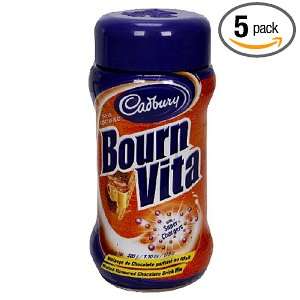 Cadbury Bourn Vita, Chocolate Beverage Mix, 17.5 Ounce Bottles (Pack 