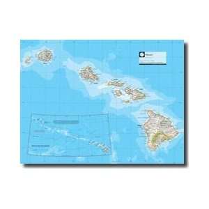  Political Map Of Hawaiian Islands Ngs Atlas Of The World 