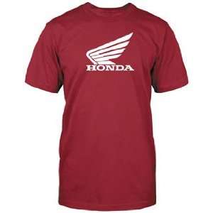  Honda Collection BIG WING S/S TEE RED SM: Automotive