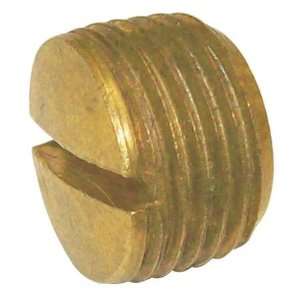  Brass Pipe Fittings Slotted Plug,Brass,1/8 In,MNPT: Home 