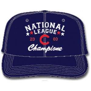 Chicago Cubs 2003 NL Champions Cap:  Sports & Outdoors