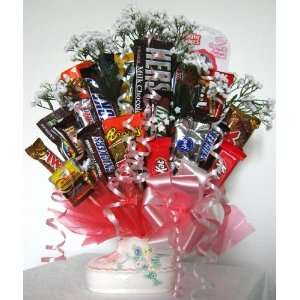 Its a Girl Baby Candy Bouquet: Grocery & Gourmet Food