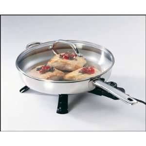  Presto Stainless Steel Electric Skillet: Kitchen & Dining