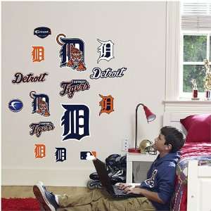  Detroit Tigers Team Logo Assortment Peel & Stick Fathead 
