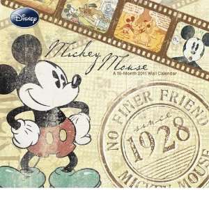  Mickey Mouse 2011 Linen Wall Calendar