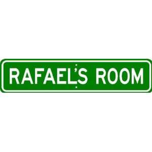  RAFAEL ROOM SIGN   Personalized Gift Boy or Girl, Aluminum 