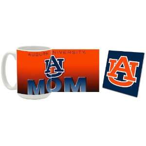 Auburn Tigers Mom Mug and Coaster Combo
