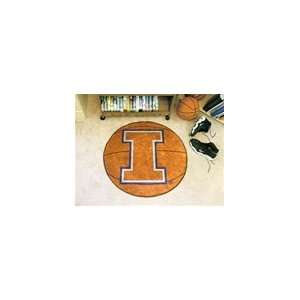 Illinois Fighting Illini Basketball Mat 