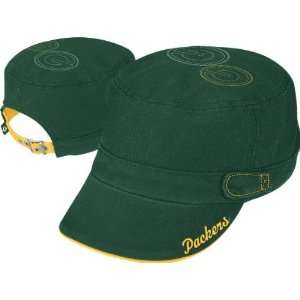  Green Bay Packers Womens Military Adjustable Hat: Sports 