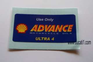 SHELL ADVANCE engine decal   Ducati Monster   749 999  