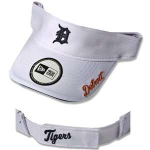  Detroit Tigers White Visor by New Era