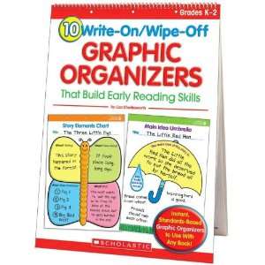 Scholastic Teaching Resources 10 Write On/Wipe Off Graphic Organizers 