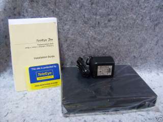 TeleEye Phone Line Video Transmitter/Recording System  