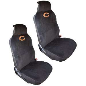   Seat Cover Lowback   NFL Football   Chicago Bears   Pair: Automotive