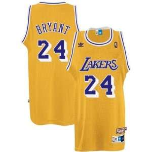   #24 Kobe Bryant Gold Swingman Basketball Jersey