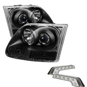 Carpart4u Ford F150 / Expedition Halo Black Projector Headlights and 