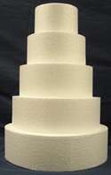 Round Cake Dummy Styrofoam. 9 x 3  