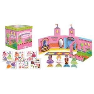   Kingdom / Princess Castle In A Box Paper Doll Playset: Toys & Games