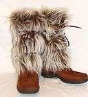 Womens Rieker Antistress Jamie Brown Shaggy Suede Boot Size 6.5   9 