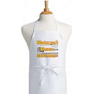 Natural Born Griller Aprons With Funny Sayings 