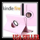  Kindle Fire 360° Rotating PU Leather Case Cover with Stand 