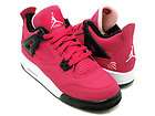Nike Air Jordan 4 IV GS Voltage Cherry Pink Love Heart 487724 601 Girl 